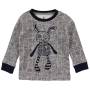 Fly tmavomodr&yacute; čiarkovan&yacute; top s Mr. Ragsom | Small Rags